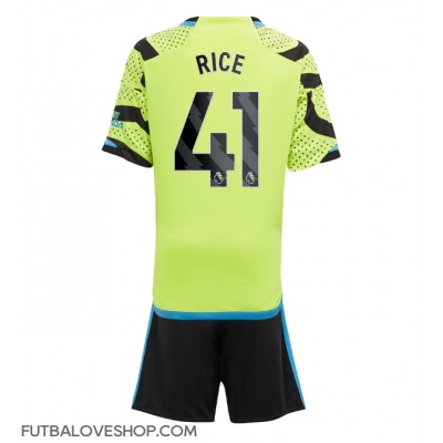 Dres Arsenal Declan Rice #41 Preč pre deti 2023-24 Krátky Rukáv (+ trenírky)